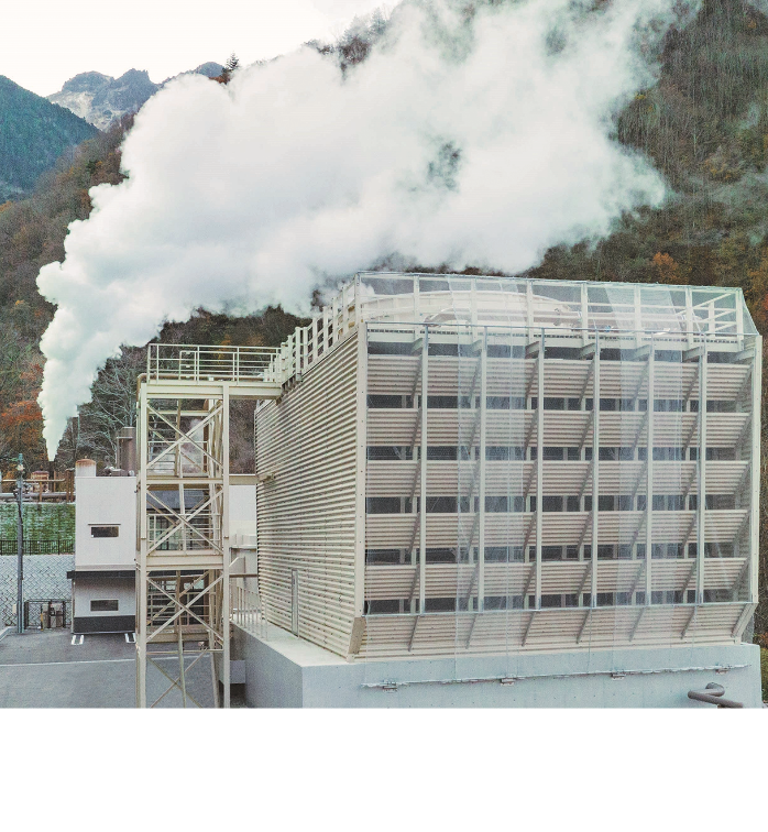 地熱発電の写真