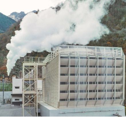地熱発電の写真