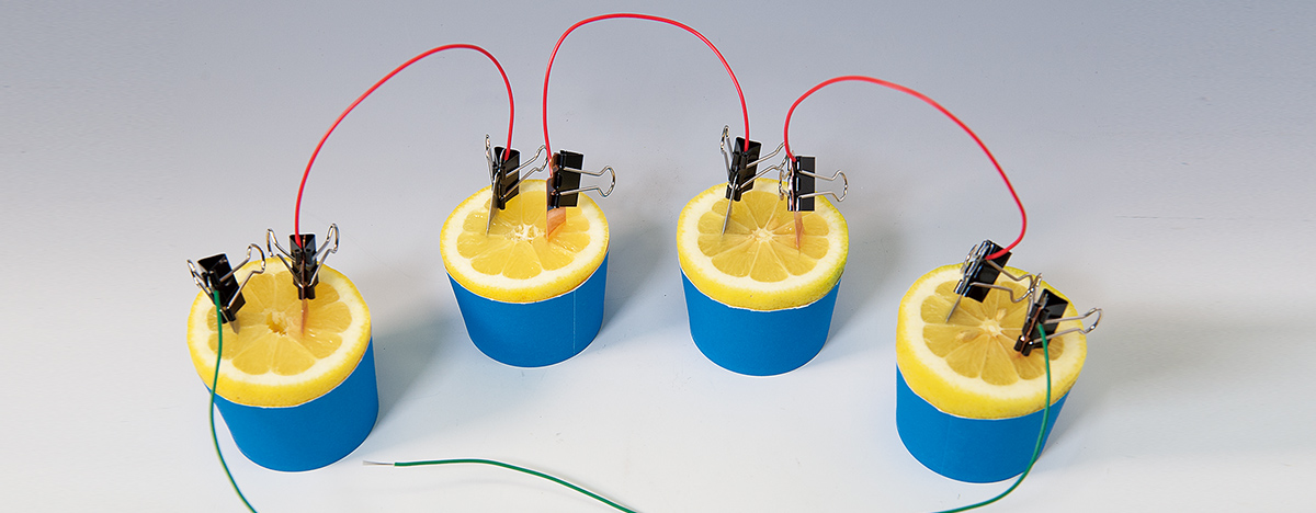 レモン電池で確かめよう!