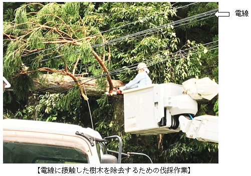 9月6日の復旧作業の様子（岐阜県郡上市にて撮影）の画像