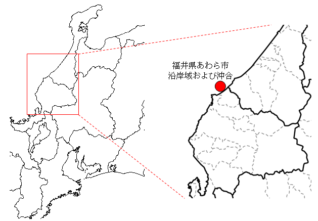 実施想定区域の図