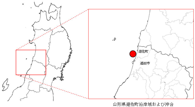 実施想定区域の図