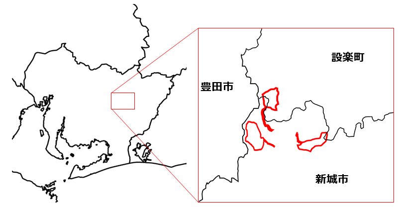 事業実施想定区域の図