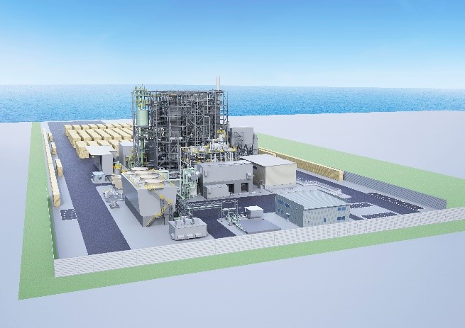 発電所完成後のイメージ図
