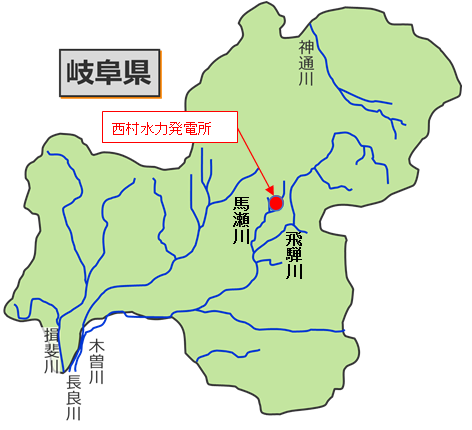 発電所概略位置図