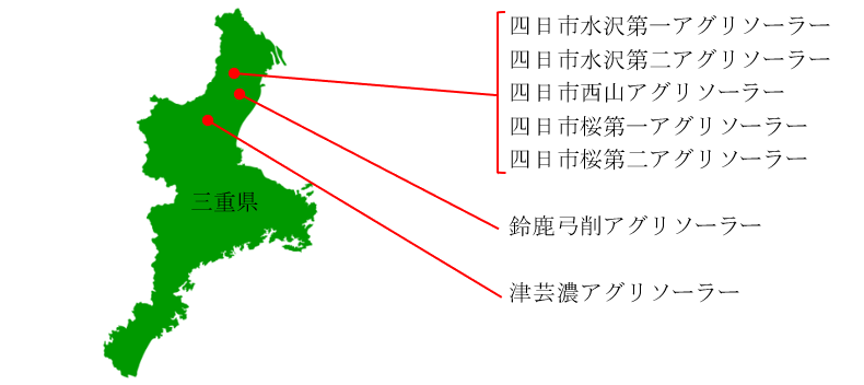 発電所の位置図