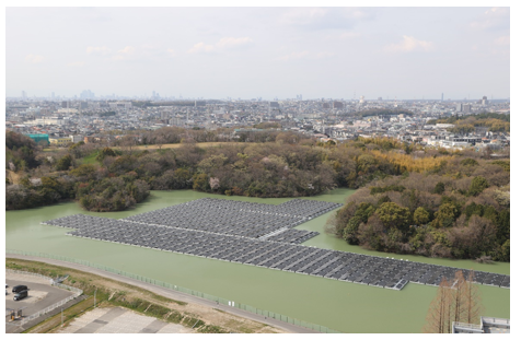 本発電所の全景の写真