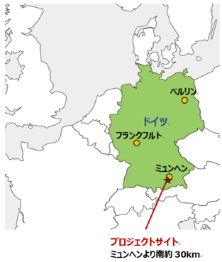 プロジェクトサイト位置の画像