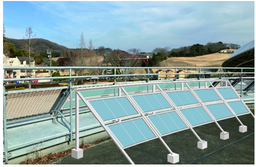 プレイハウス屋上の外周柵の設置箇所のイメージの写真 プレイハウス屋上の外周柵の設置箇所のイメージの写真