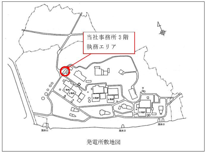発電所敷地図