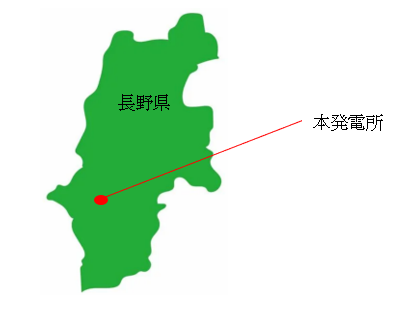 メガソーラーきその概略位置図の画像