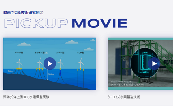 動画で見る技術研究開発イメージ