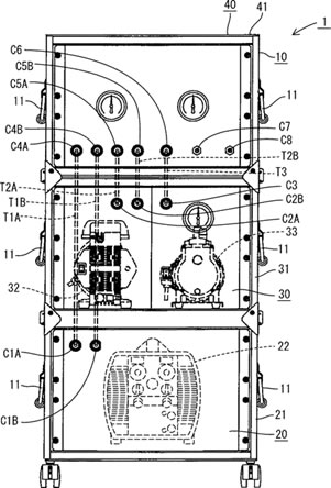 ガス回収・充填装置のイメージ図