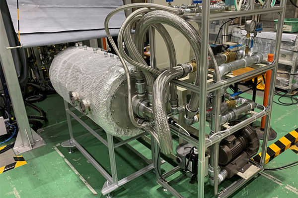 産業分野での水素燃焼器の開発