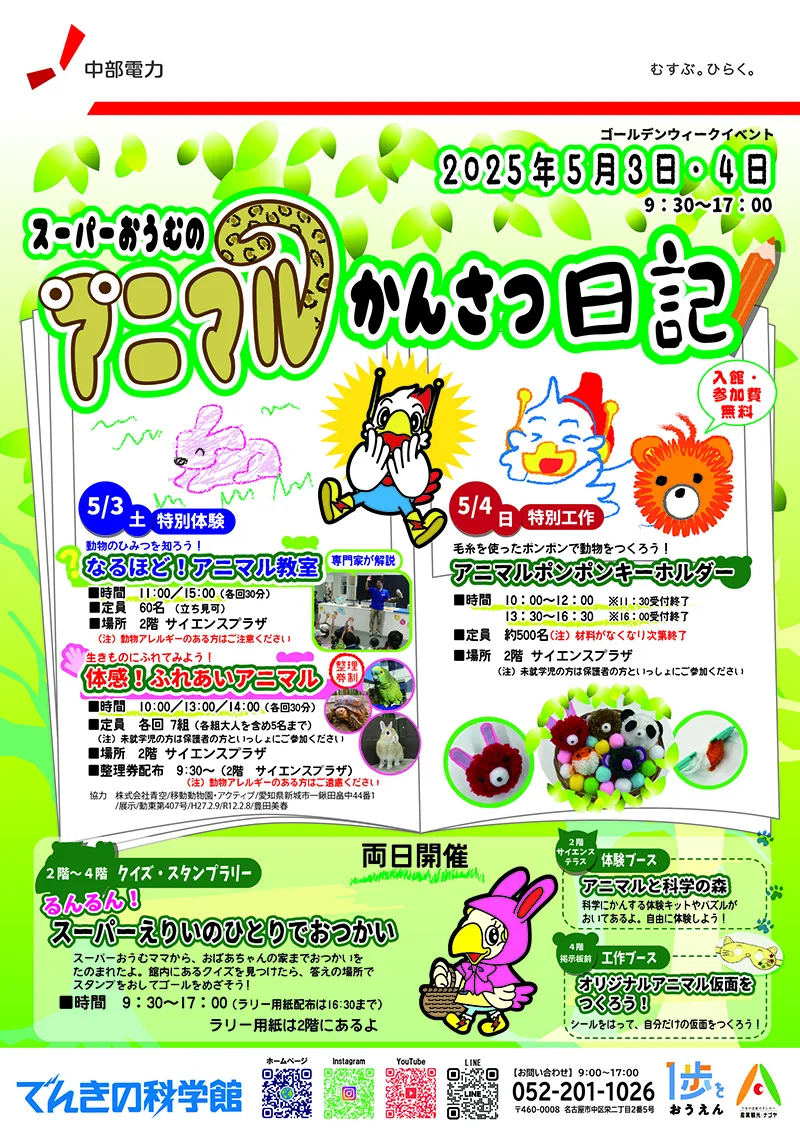 スーパーおうむのアニマルかんさつ日記