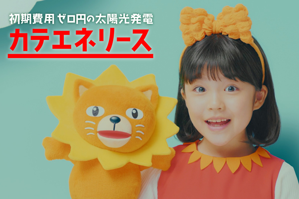 暮らしにイイコト　柚凪ちゃんと太陽のカテエネコ篇のイメージ