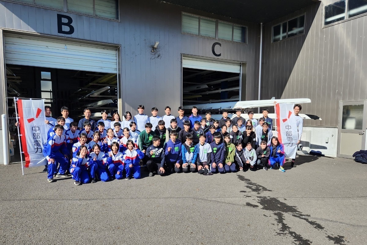 諏訪湖での合同練習で地域貢献のイメージ