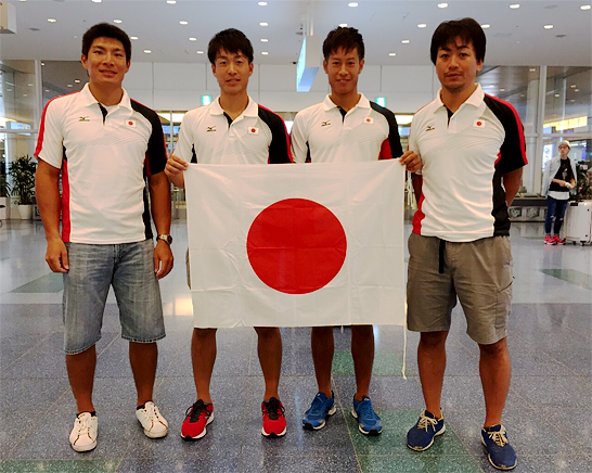 清水選手・林選手・岩本選手・高井選手の様子