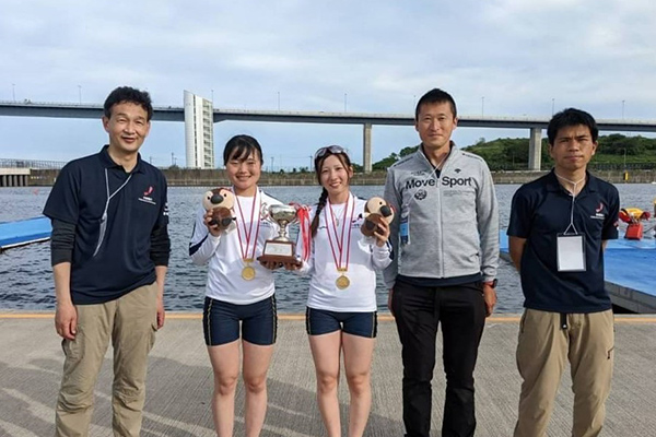 第100回全日本選手権大会　女子軽量級ダブルスカル　優勝（大会の様子）