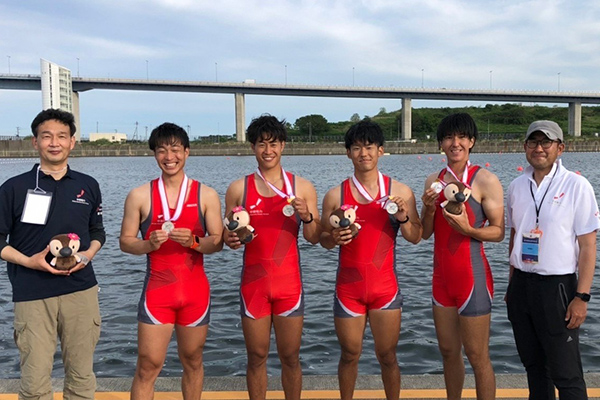 第100回全日本選手権大会 女子軽量級ダブルスカル 優勝(大会の様子)