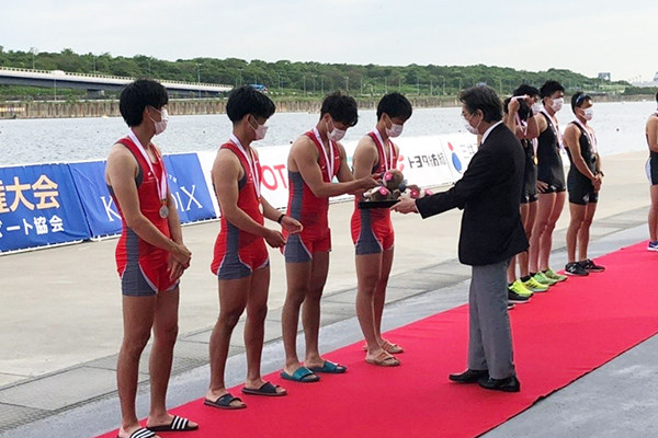 第100回全日本選手権大会 女子軽量級ダブルスカル 優勝(大会の様子)