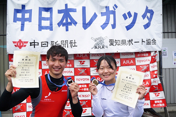 第67回中日本レガッタ 男女5種目で優勝(大会の様子)