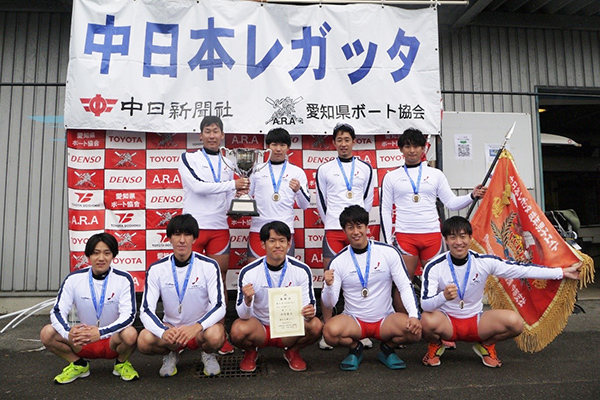 第67回中日本レガッタ 男女5種目で優勝(大会の様子)