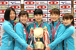 第36回全農日本カーリング選手権大会の様子