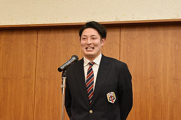 引退する古井選手