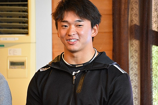 新入部員 中村選手(帝京大学出身)