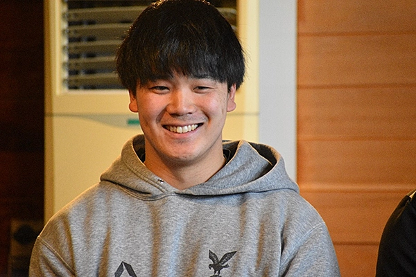 新入部員 藤本選手(京都産業大学出身)