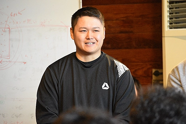 新入部員 神田選手(大東文化大学出身)