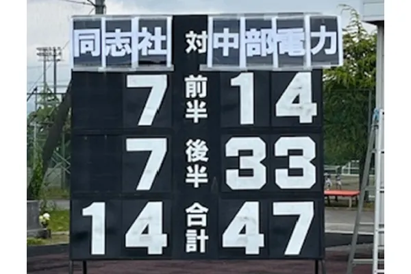 vs 同志社大学戦 マッチレポート17