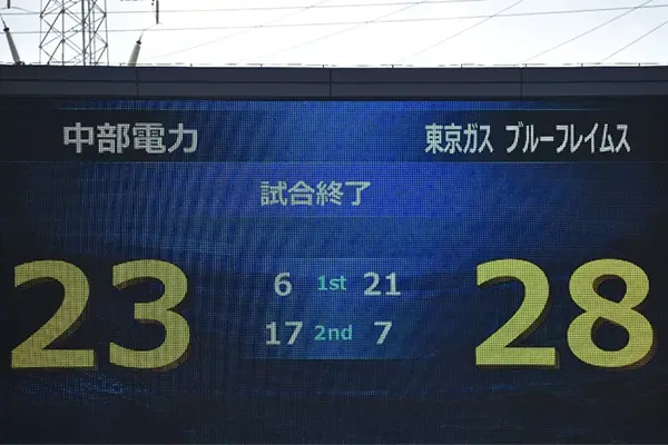 vs 東京ガスブルーフレイムス マッチレポート16